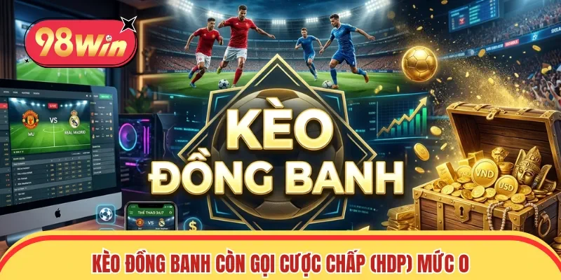 Kèo đồng banh chính là cược chấp mức 0